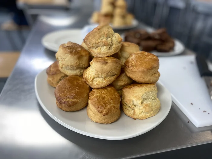 Freshly made scones by Mr Taylor