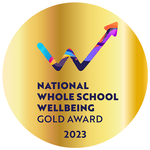 National Whole School Wellbeing Gold Award logo